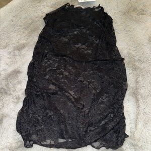 Elegant Black Lace Top